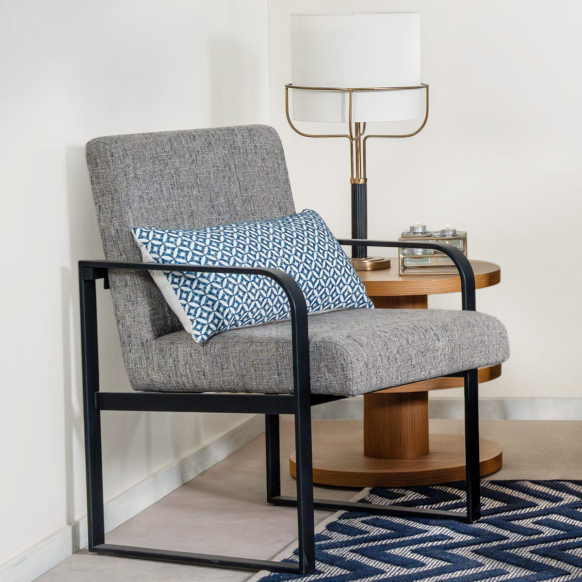 Rowen Metal Occasional Chair -  - IAAH